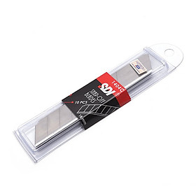 Lưỡi dao rọc giấy nhỏ SDI 1403C vỉ 10 lưỡi