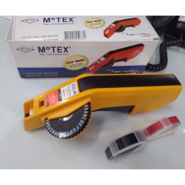 Máy bấm chữ nổi Motex