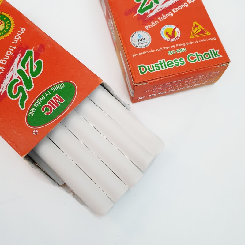 Phấn trắng không bụi 10 viên