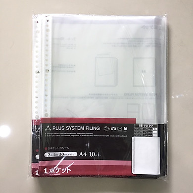 Bìa lỗ Plus A4